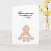 Glückliche Muttertagskarte. Karte (Gelbe Blume)