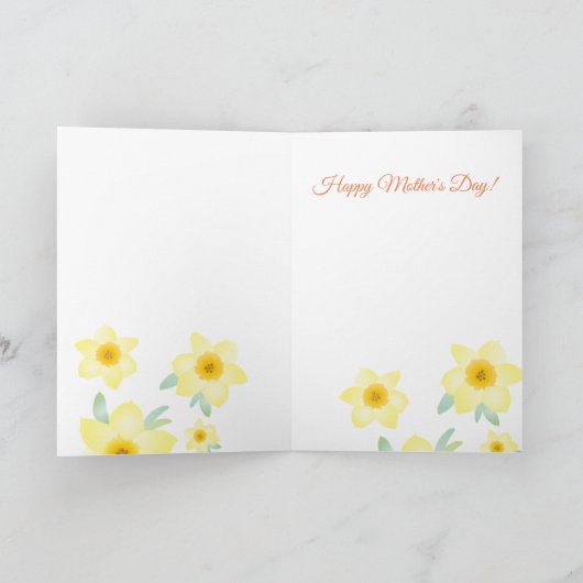 Glückliche Muttertagskarte Karte (Innenseite)