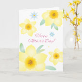 Glückliche Muttertagskarte Karte (Gelbe Blume)