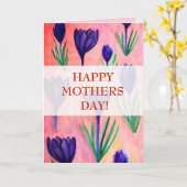 Glückliche Muttertagskarte Karte (Gelbe Blume)