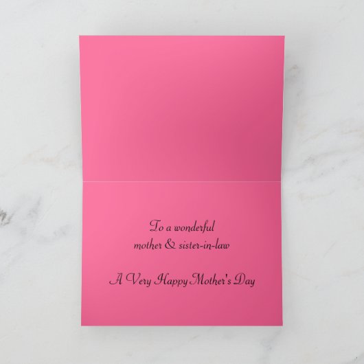 Glückliche Muttertagskarte Karte (Innenseite)