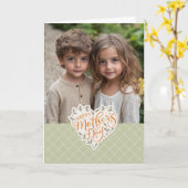 Glückliche Muttertagskarte Karte (Gelbe Blume)