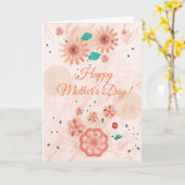 Glückliche Muttertagskarte Karte (Gelbe Blume)