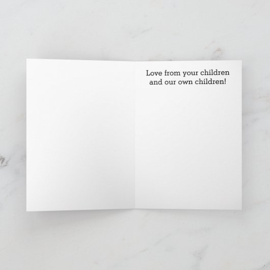 Glückliche Muttertagskarte Karte (Innenseite)