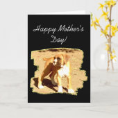 Glückliche Muttertagskarte Karte (Gelbe Blume)