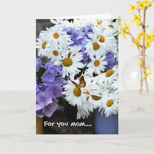 Glückliche Muttertagskarte Karte (Gelbe Blume)