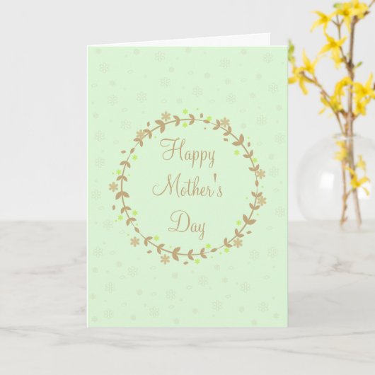 Glückliche Muttertagskarte Karte (Gelbe Blume)