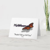 Glückliche Muttertagskarte Karte (Rückseite)