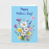 Glückliche Muttertagskarte Karte (Vorderseite)