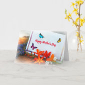 Glückliche Muttertagskarte Karte (Gelbe Blume)