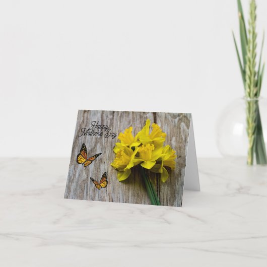 Glückliche Muttertagskarte Karte (Vorderseite)