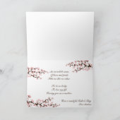 Glückliche Muttertagskarte mit Gedicht Karte (Innenseite)