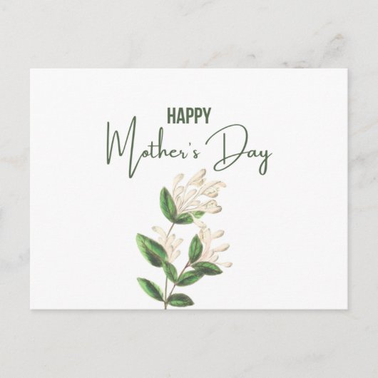 Glückliche Muttertagskarte Postkarte (Vorderseite)
