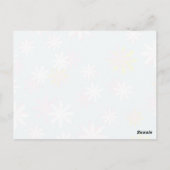 Glückliche Muttertagskarten Postkarte (Rückseite)