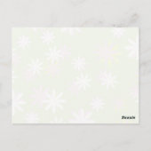 Glückliche Muttertagskarten Postkarte (Rückseite)