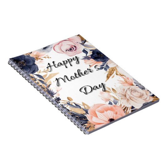 Glückliche Muttertagsspirale Notizblock (Rechte Seite)