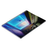 Glückliche Nägel - cooles Blau in der Nacht Notizblock (Linke Seite)