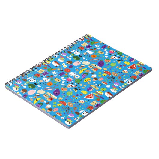 Glückliche Nahrung Notizblock (Linke Seite)