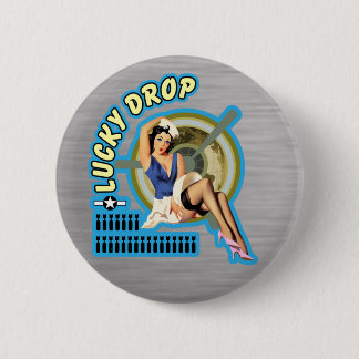 Glückliche Nasen-Kunst des Tropfen-WWII Button