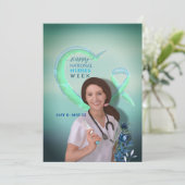 GLÜCKLICHE NATIONALE KRANKENKARTE FEIERTAGSKARTE (Stehend Vorderseite)