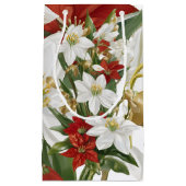 Glückliche neue Jahre Geschenktasche, Blumengesche Kleine Geschenktüte (Vorderseite)