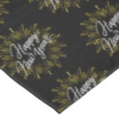 GLÜCKLICHE NEUJAHRESWERKE TISCHDECKE (Schrägansicht)