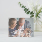 Glückliche Neujahrskarten Feiertagspostkarte (Stehend Vorderseite)