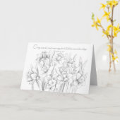 Glückliche Neujahrspalmen 98 1 Christliche religiö Karte (Gelbe Blume)