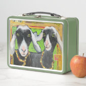 Glückliche nigerianische Ziegen Lunchbox (Beispiel)