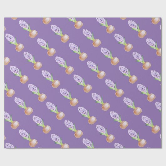 Glückliche Norooz Hyazinthe Geschenkpapier (Flach)