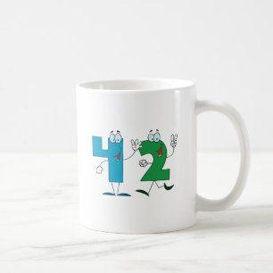 Glückliche Nr. 42 Kaffeetasse