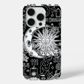 Glückliche Numerologie Manifesting Magic Black & W Case-Mate iPhone Hülle (Rückseite)