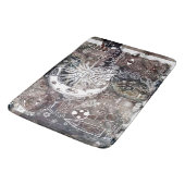 Glückliche Numerologie Manifesting Magic Galaxy Gr Badematte (Schrägansicht)