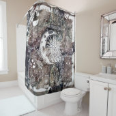 Glückliche Numerologie Manifesting Magic Galaxy Gr Duschvorhang (Beispiel)