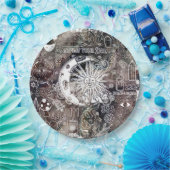 Glückliche Numerologie Manifesting Magic Galaxy Gr Pappteller (Party)