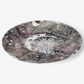 Glückliche Numerologie Manifesting Magic Galaxy Gr Pappteller (Schrägansicht)