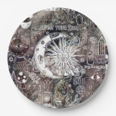 Glückliche Numerologie Manifesting Magic Galaxy Gr Pappteller (Vorderseite)