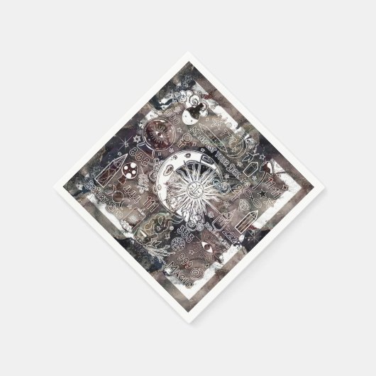 Glückliche Numerologie Manifesting Magic Galaxy Gr Serviette (Ecke)