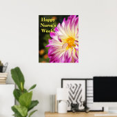 Glückliche Nurses Week! Plakate drucken Nurse RN (Heimbüro)