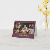 Glückliche Oma Day Foto Faltkarte Karte (Gelbe Blume)