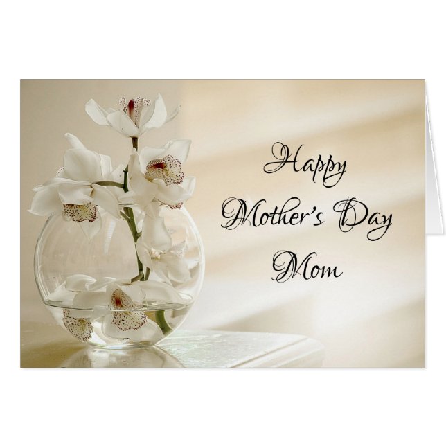 Glückliche Orchideen der Mutter Tages (Vorderseite (Horizontal))