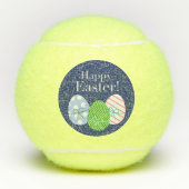 Glückliche Ostereier Tennisbälle (Vorderseite)