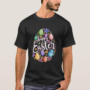 Glückliche Ostergeschenke für Frauen Girls Ostern  T-Shirt