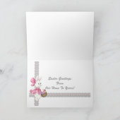 Glückliche Osterhasen-Karte Feiertagskarte (Innenseite)