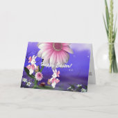 Glückliche Osterhasen-Karte Feiertagskarte (Vorderseite)