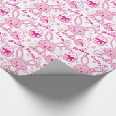 Glückliche Osterhasen- und Eiverpackung Geschenkpapier (Ecke)