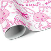 Glückliche Osterhasen- und Eiverpackung Geschenkpapier (Rolleneckpunkt)