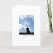 Glückliche Osterkarte Feiertagskarte (Rückseite)