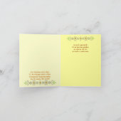 Glückliche Ostern-Karte auf Latvian Feiertagskarte (Innenseite)