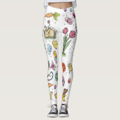 Glückliche Ostern-Kunst Leggings (Vorderseite)